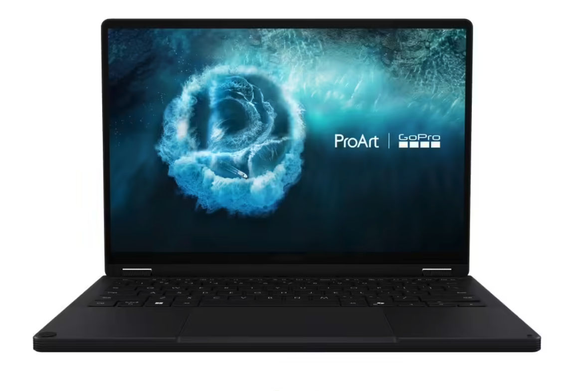 华硕CES 2026推出GoPro联名ProArt翻转本 首创环保收纳设计+AI影音整合